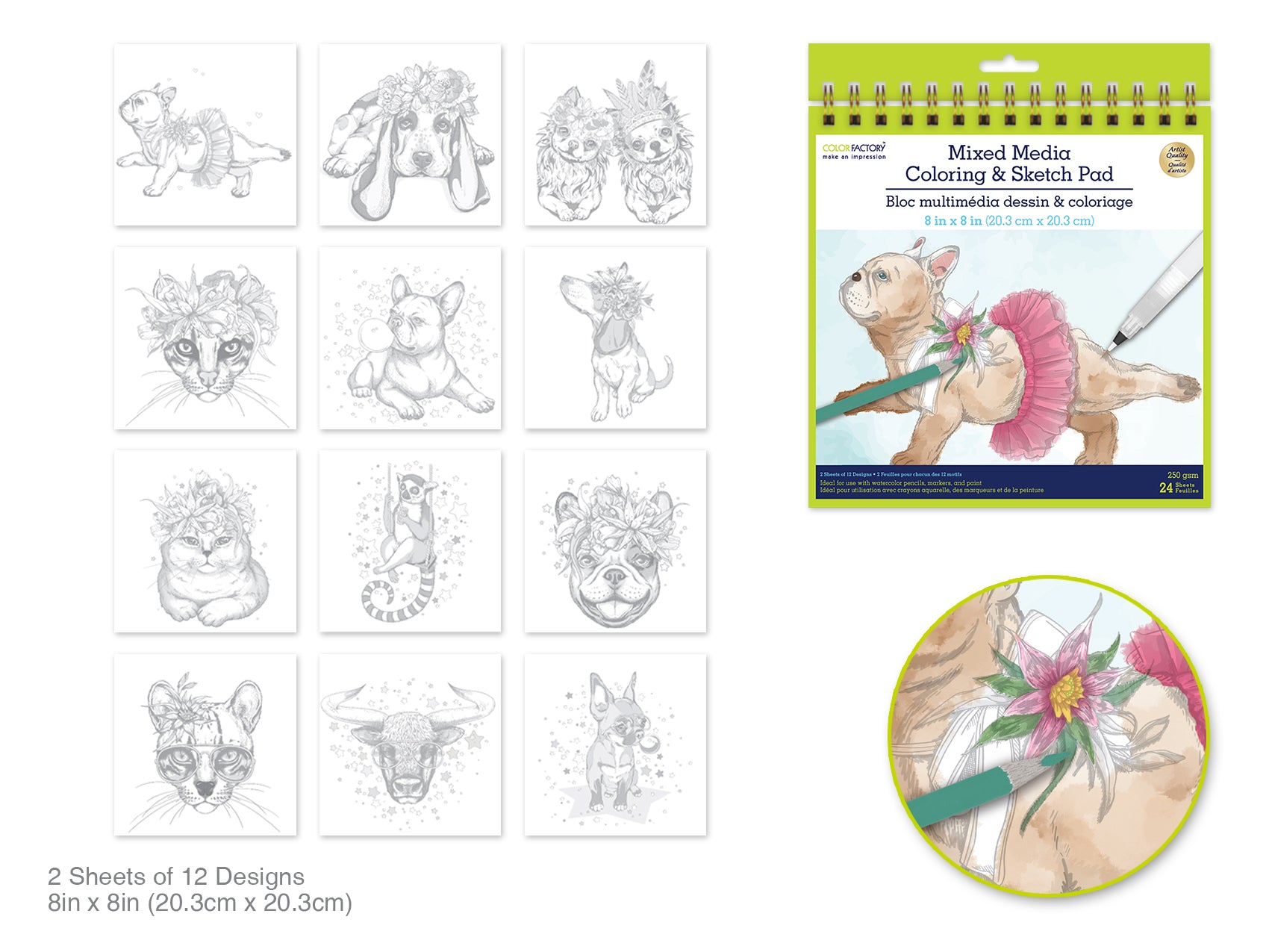 Colouring Sketch Pads