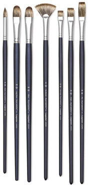 Sabletek Synthetic Mongoose Brushes - Long Handled