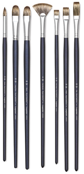 Sabletek Synthetic Mongoose Brushes - Long Handled