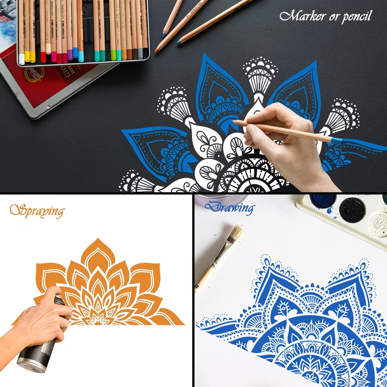 Mandala Stencils - Extra Large