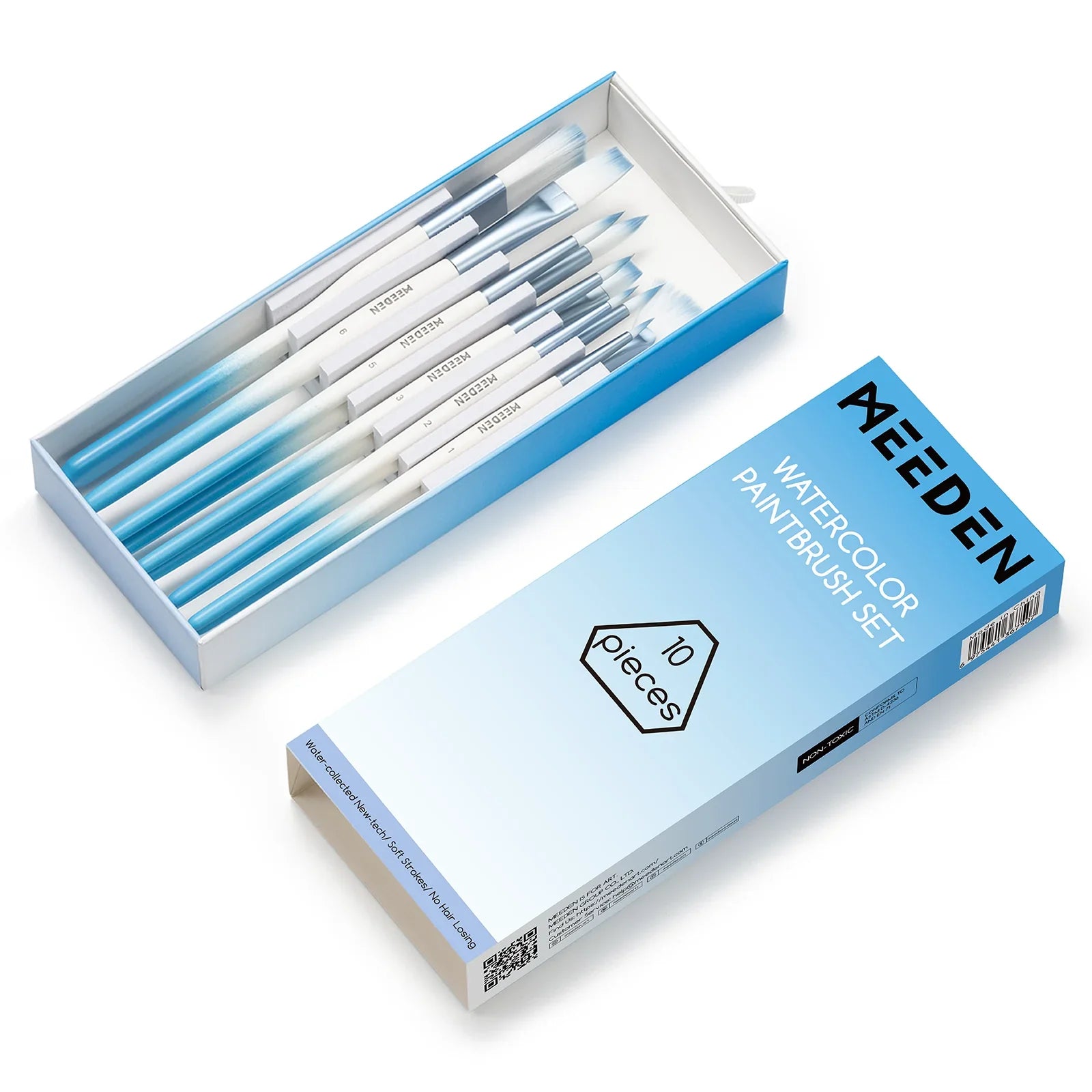 Ice Watercolour Brush 10pc Set