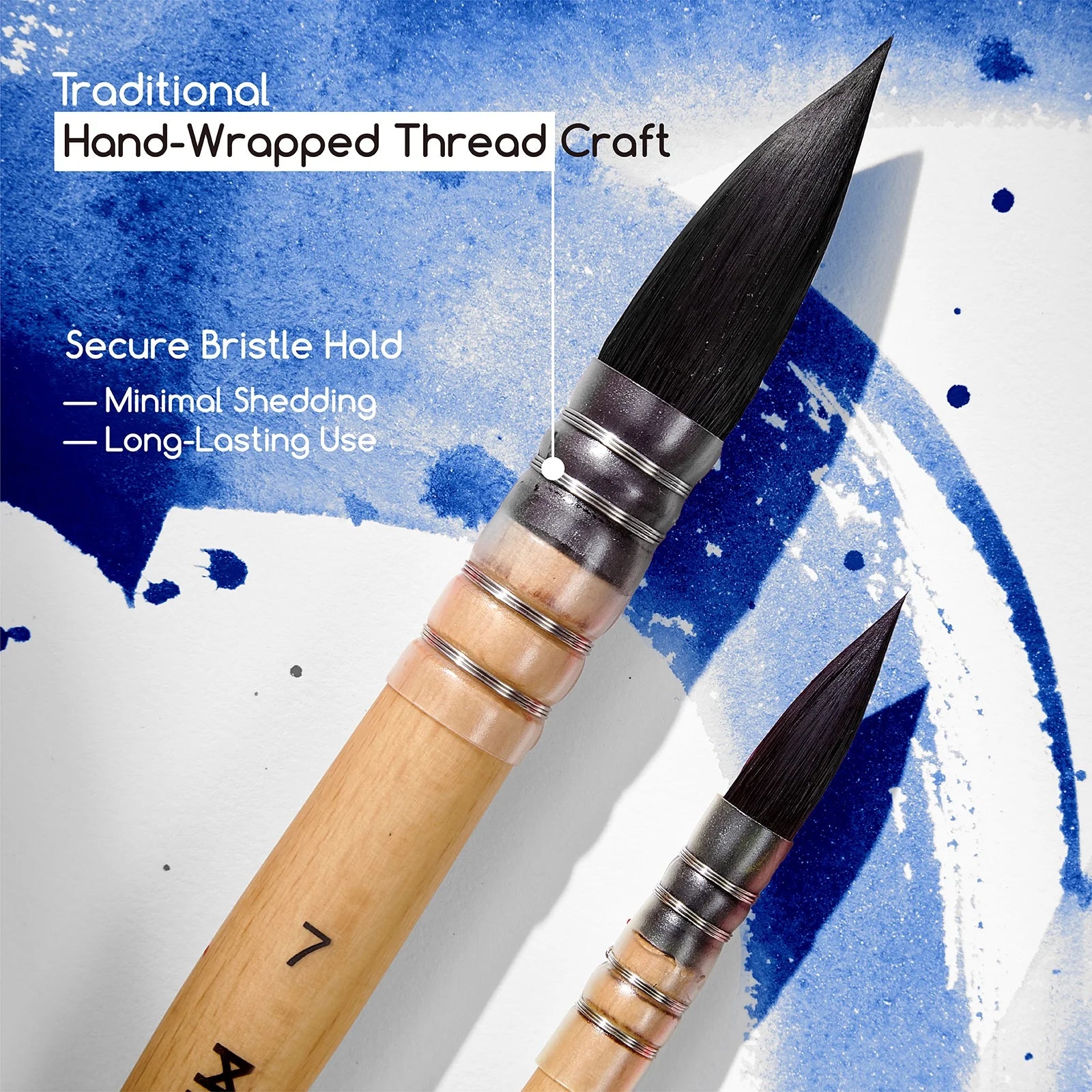 Professional Watercolour Quill Brushes