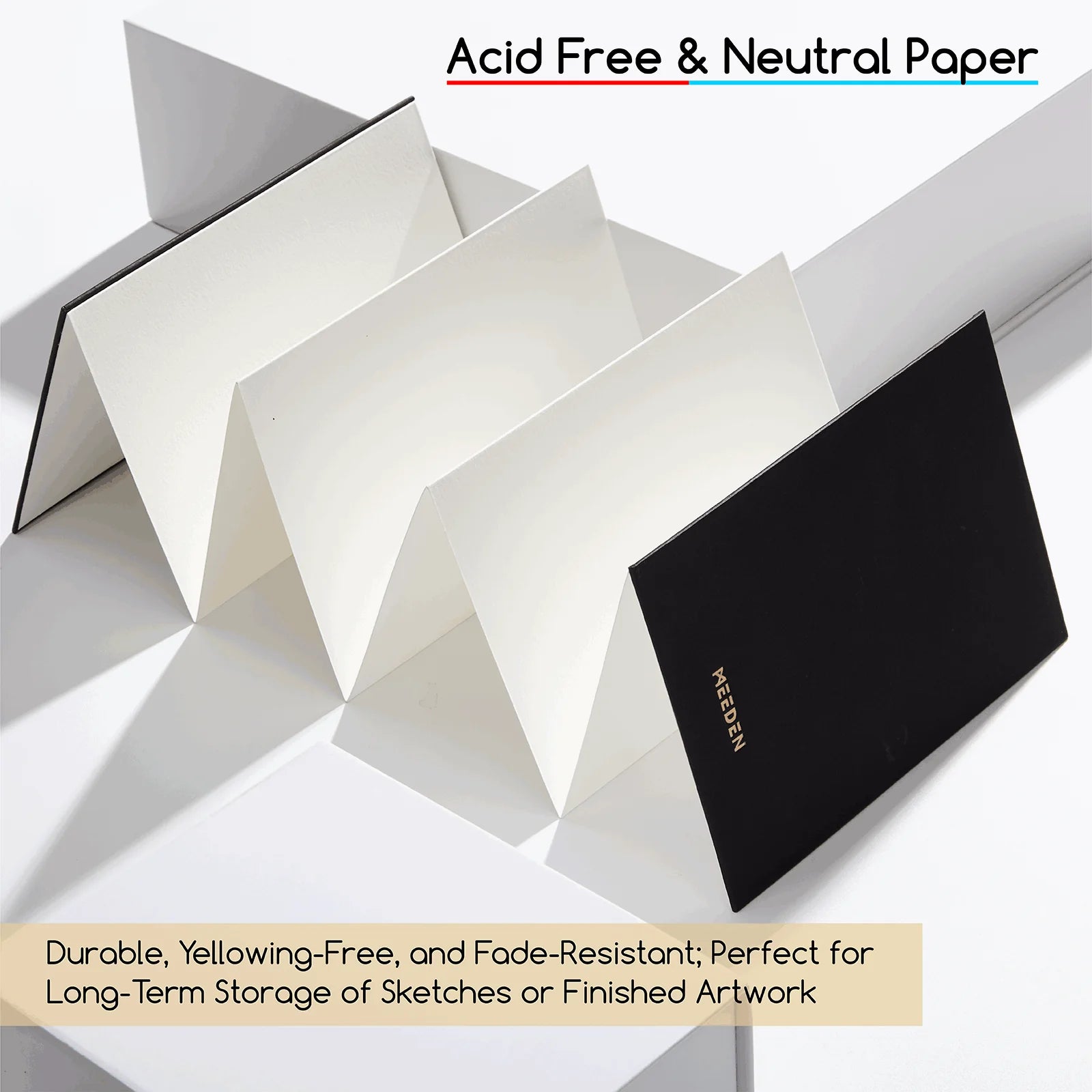 Watercolour Accordian 5x7" Sketchbook