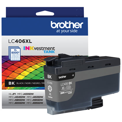Brother LC406XLBK Black Inkjet Cartridge