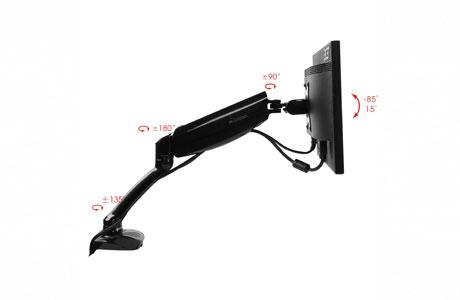 Pneumatic Single Monitor Arm
