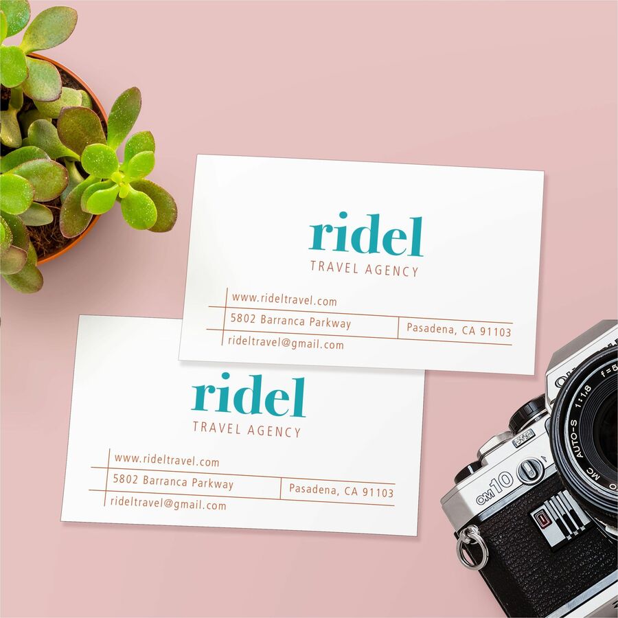 Avery® Micro-Perforated Business Cards for Laser Printers, 2" x 3-1/2"
