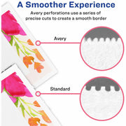 Avery® Micro-Perforated Business Cards for Laser Printers, 2" x 3-1/2"
