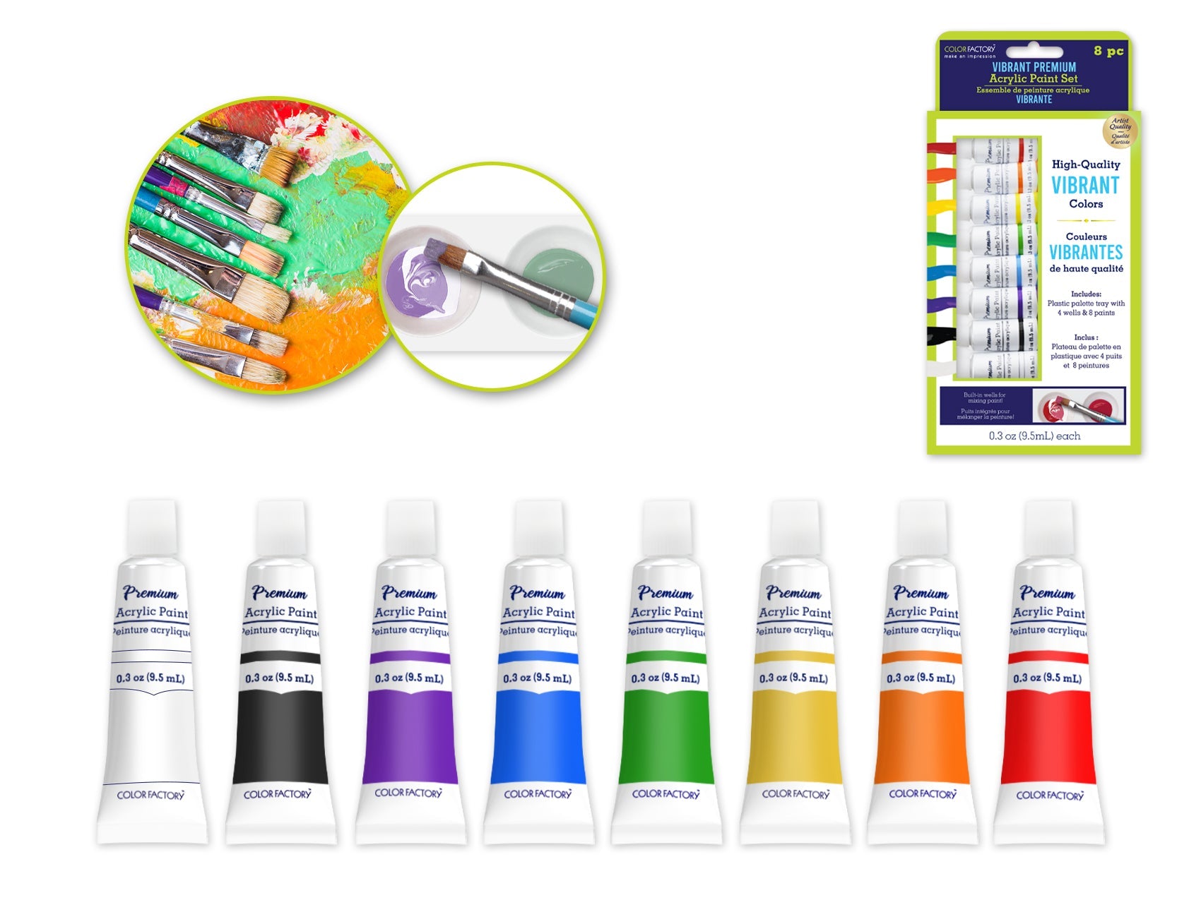 Acrylic Mini Tube Sets