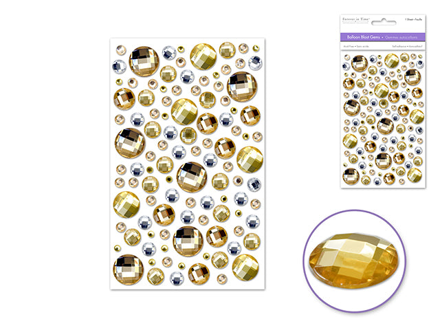 Sticky Gems 3D Balloon Golden
