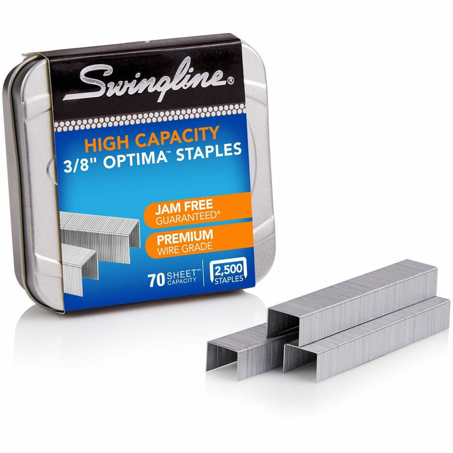 Swingline Optima High-Capacity Staples 3/8" Leg - Box of 2,500