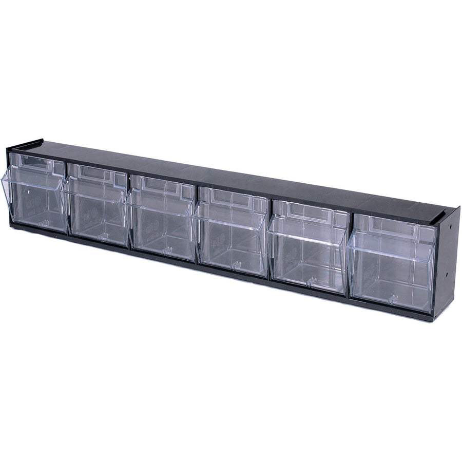 Deflecto Tilt Bin Interlocking Multi-Bin Storage Organizer (Model 3)