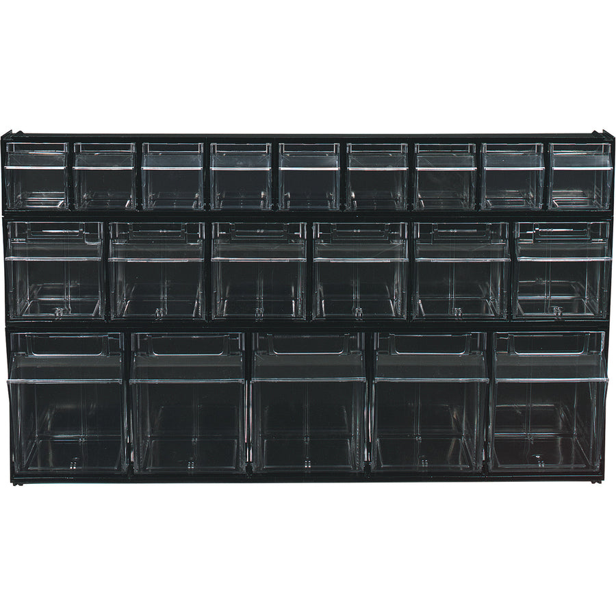 Deflecto Tilt Bin Interlocking Multi-Bin Storage Organizer (Model 3)