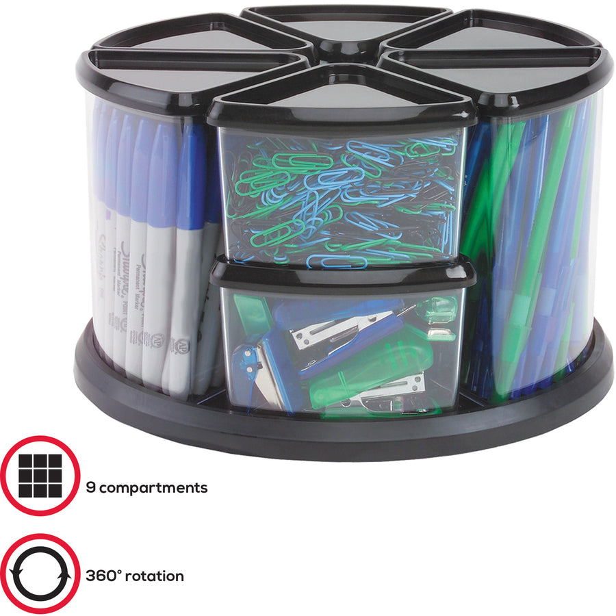 Deflecto Carousel Storage Organizer