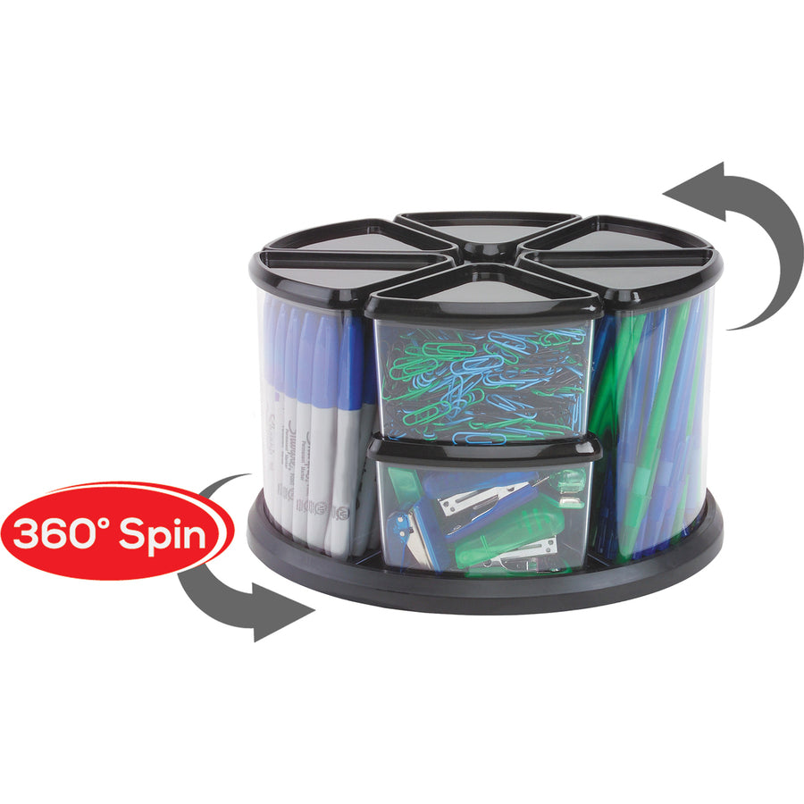 Deflecto Carousel Storage Organizer