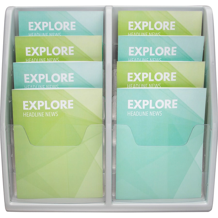 Deflecto Multi-Compartment Literature Display - DEF52809