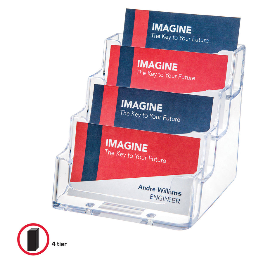 Deflecto Business Card Holder - DEF70841