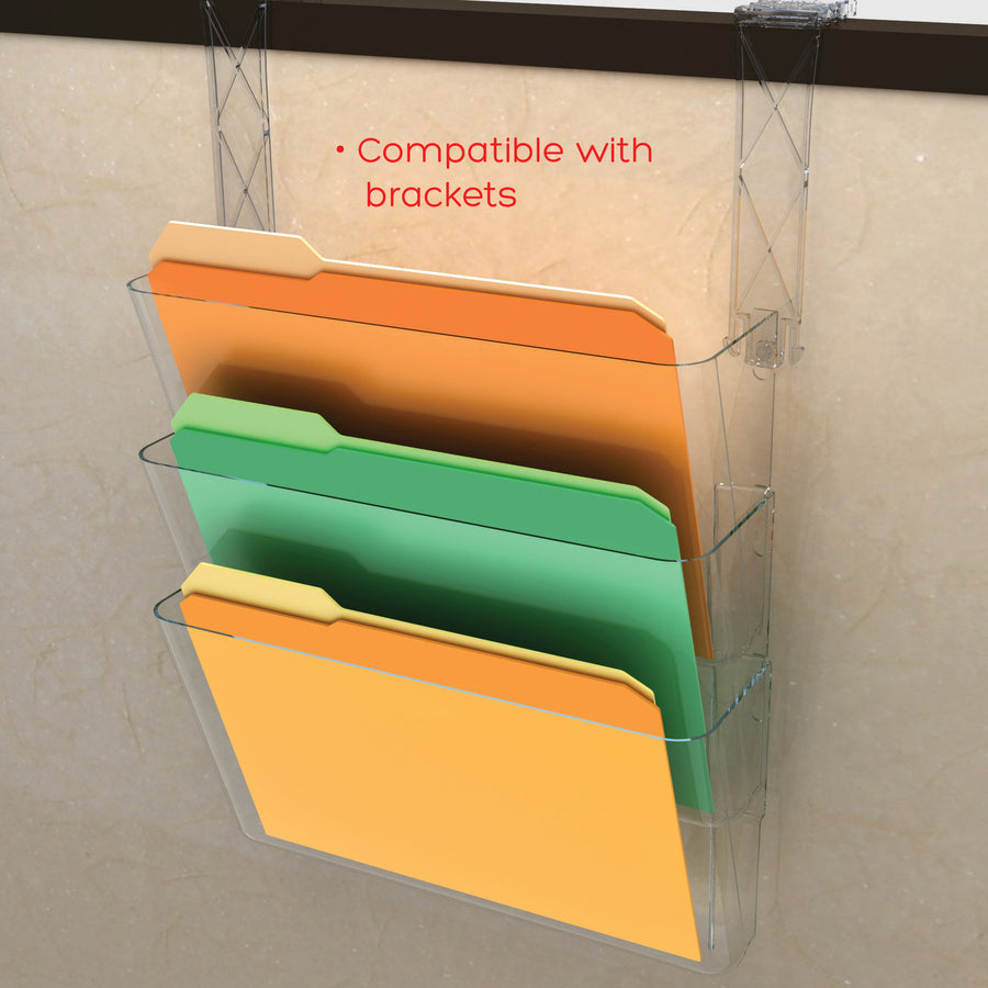 Deflecto Stackable DocuPocket for Partition Walls
