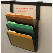 Deflecto Stackable DocuPocket Set - Black