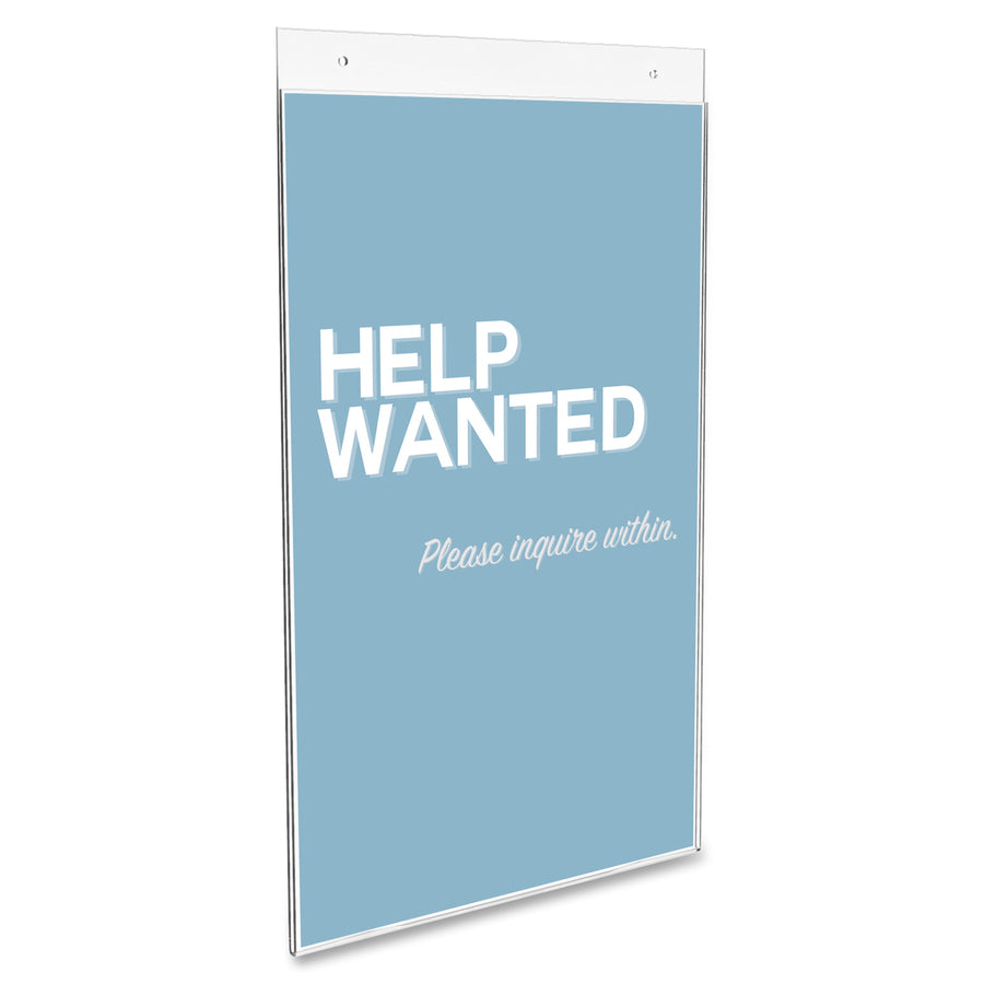 Deflecto Classic Image Wall Mount Sign Holder - DEF68201