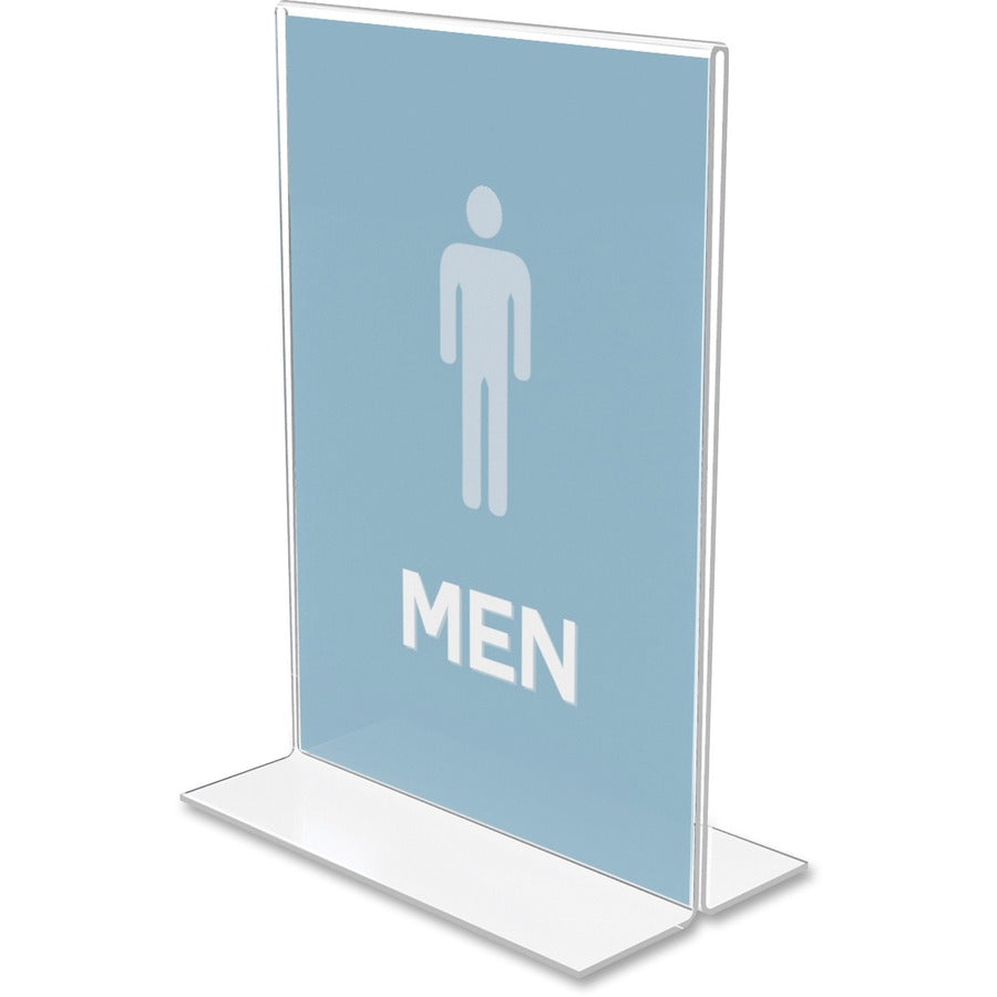 Deflecto Classic Image Double-Sided Sign Holder - DEF69301