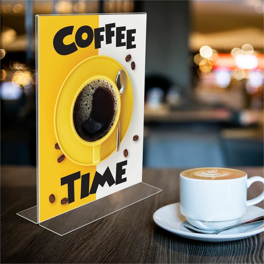 Deflecto Classic Image Double-Sided Sign Holder - DEF69301