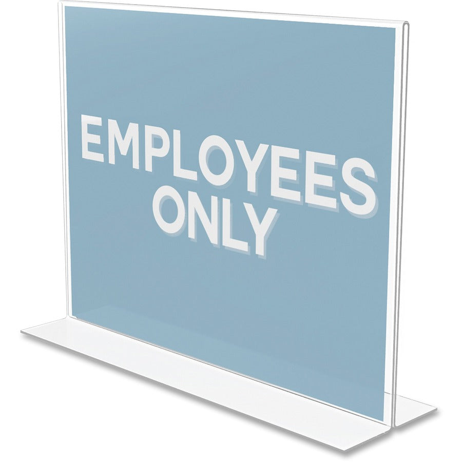 Deflecto Classic Image Double-Sided Sign Holder - DEF69301