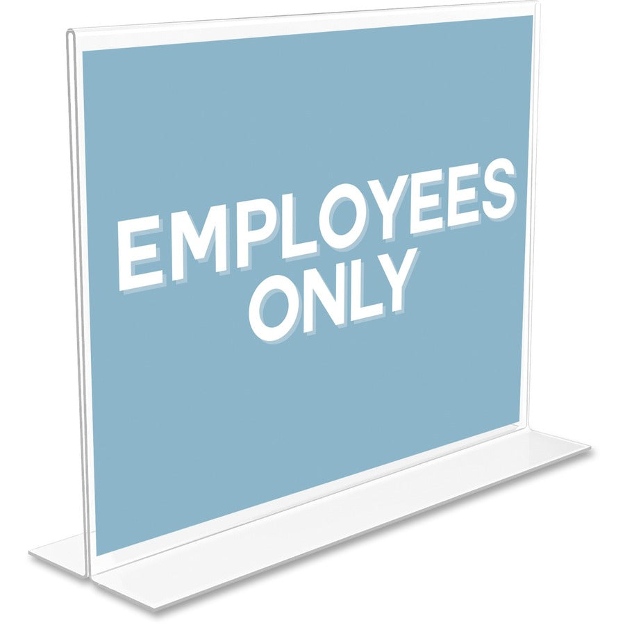 Deflecto Classic Image Double-Sided Sign Holder - DEF69301