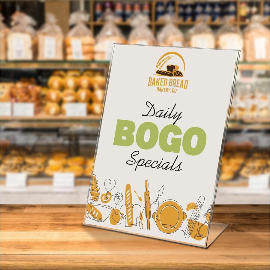 Deflecto Classic Image Slanted Sign Holder - DEF69701