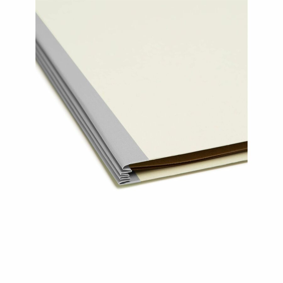 Smead SafeSHIELD 2/5 Tab Cut Letter Recycled Classification Folder