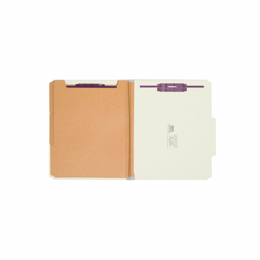 Smead SafeSHIELD 2/5 Tab Cut Letter Recycled Classification Folder