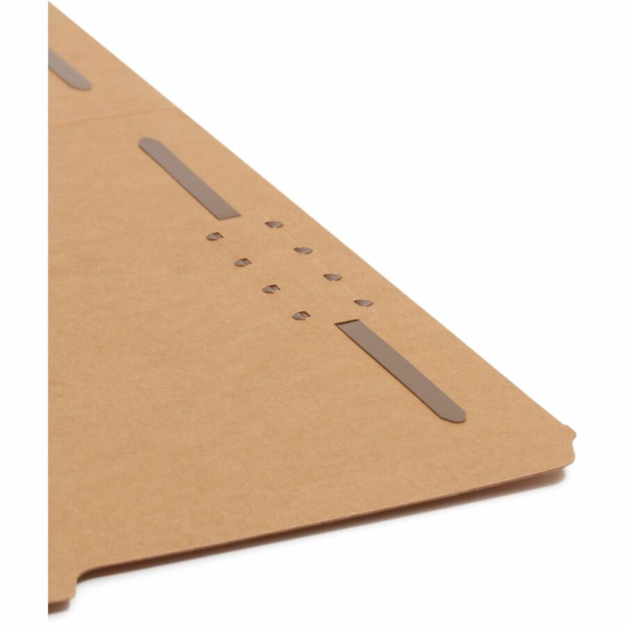 Smead 2/5 Tab Cut Letter Recycled Fastener Folder