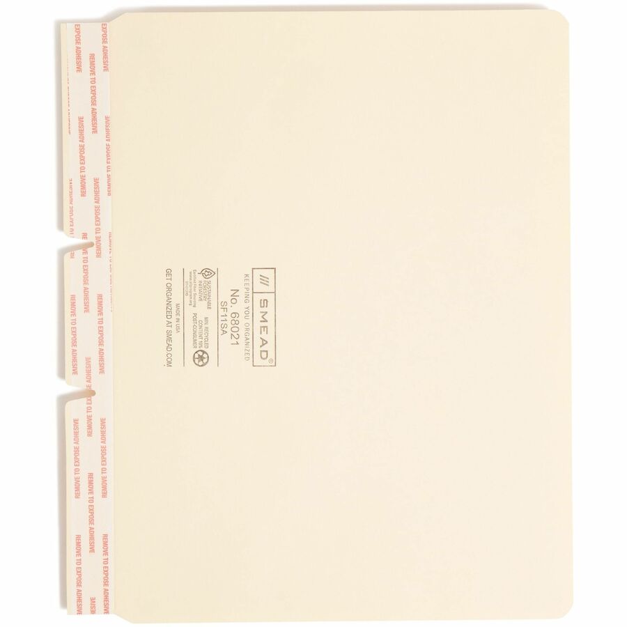 Smead Self-Adhesive Folder Dividers