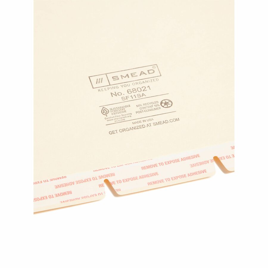Smead Self-Adhesive Folder Dividers