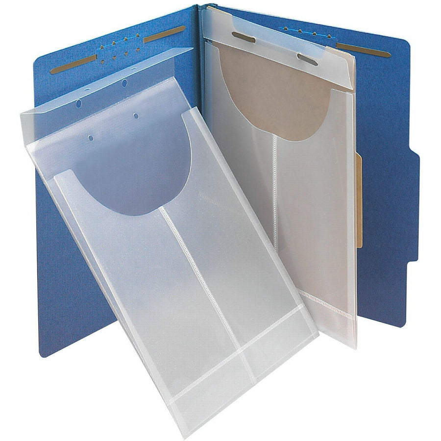 Smead Poly Retention Jackets - 2-Hole Punched, Letter/Legal, 24/Box