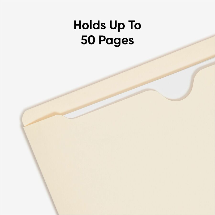 Smead Straight Tab Cut Letter Recycled File Jacket - SMD75715