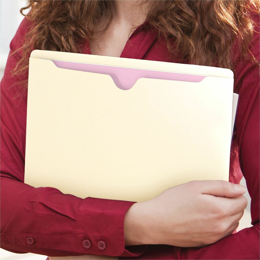 Smead Straight Tab Cut Letter Recycled File Jacket - SMD75715