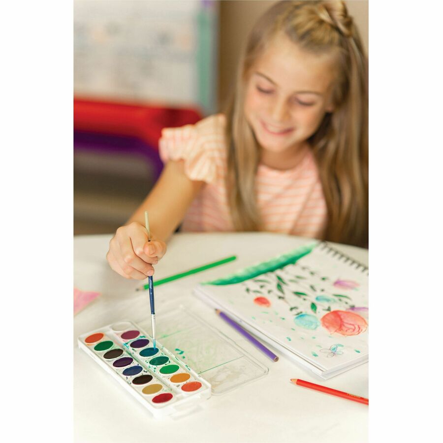 Prang 16 Oval Semi-Moist Watercolors