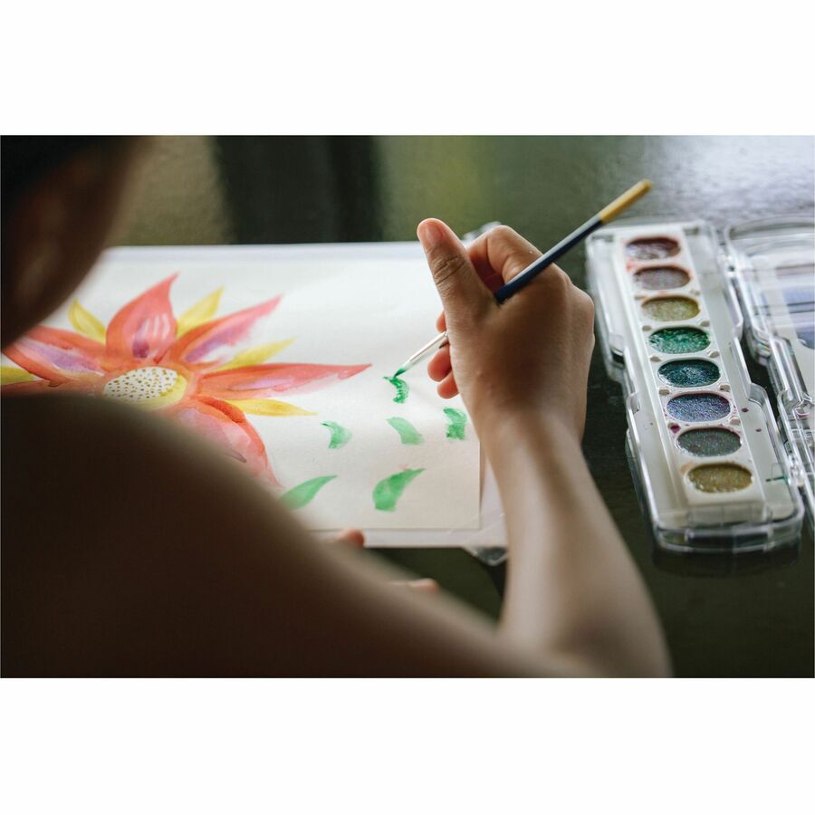 Prang Glitter Watercolours — 8 Colours with Brush