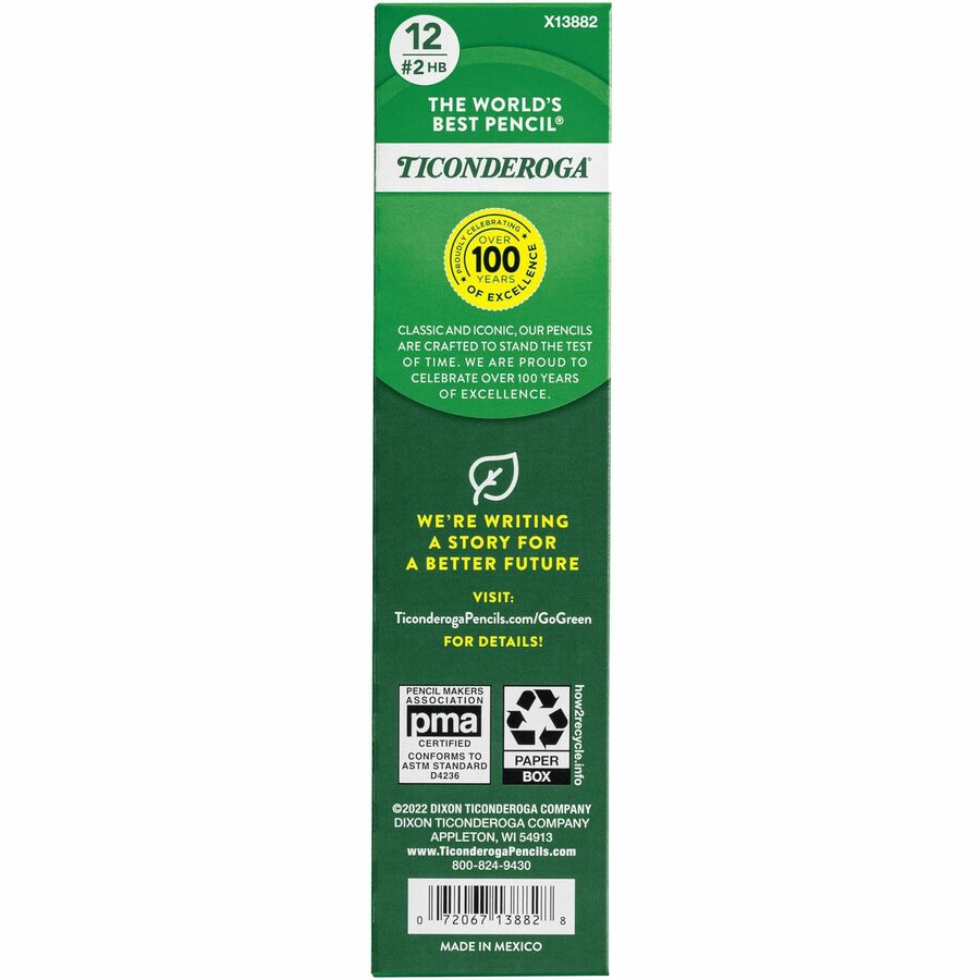 Ticonderoga Wood-Cased Pencils - 1 Dozen