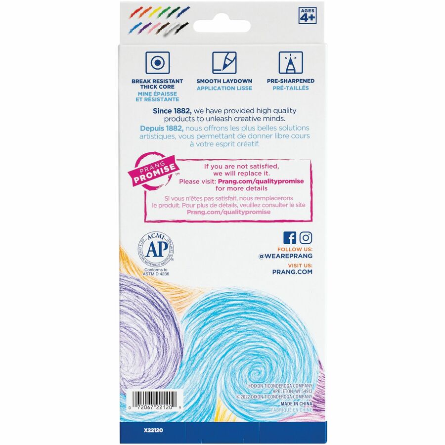 Prang Colored Pencils - 50 / Set