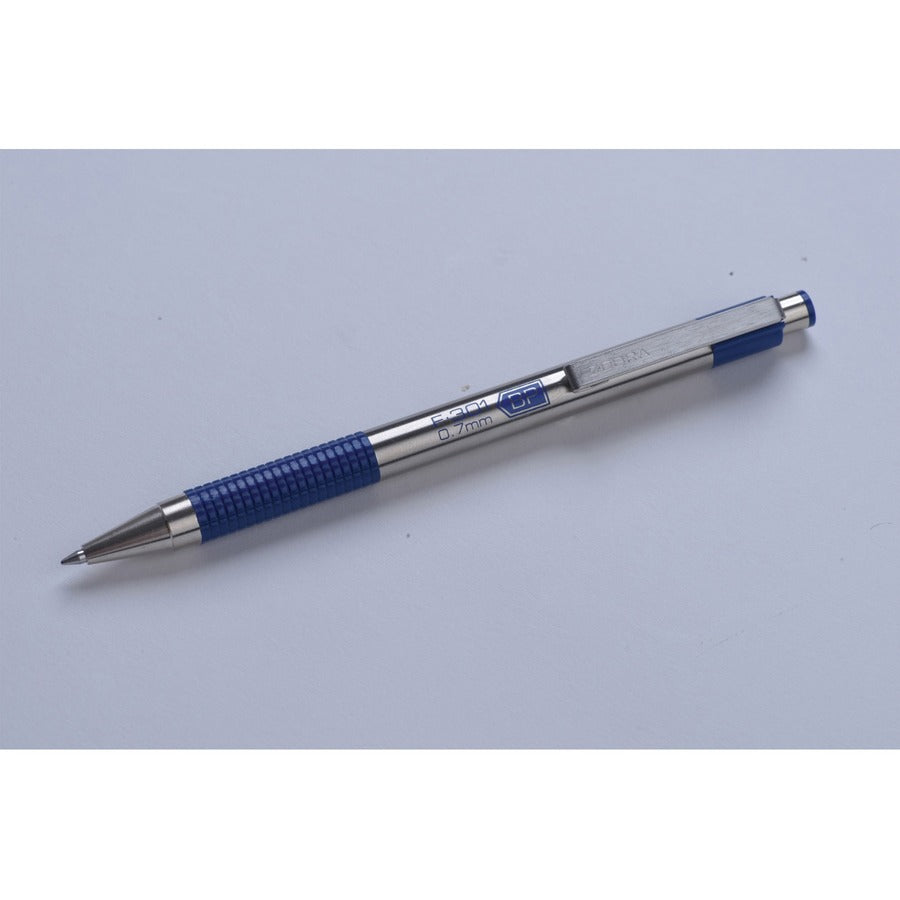 Zebra STEEL 3 Series F-301 Retractable Ballpoint Pen - 27120