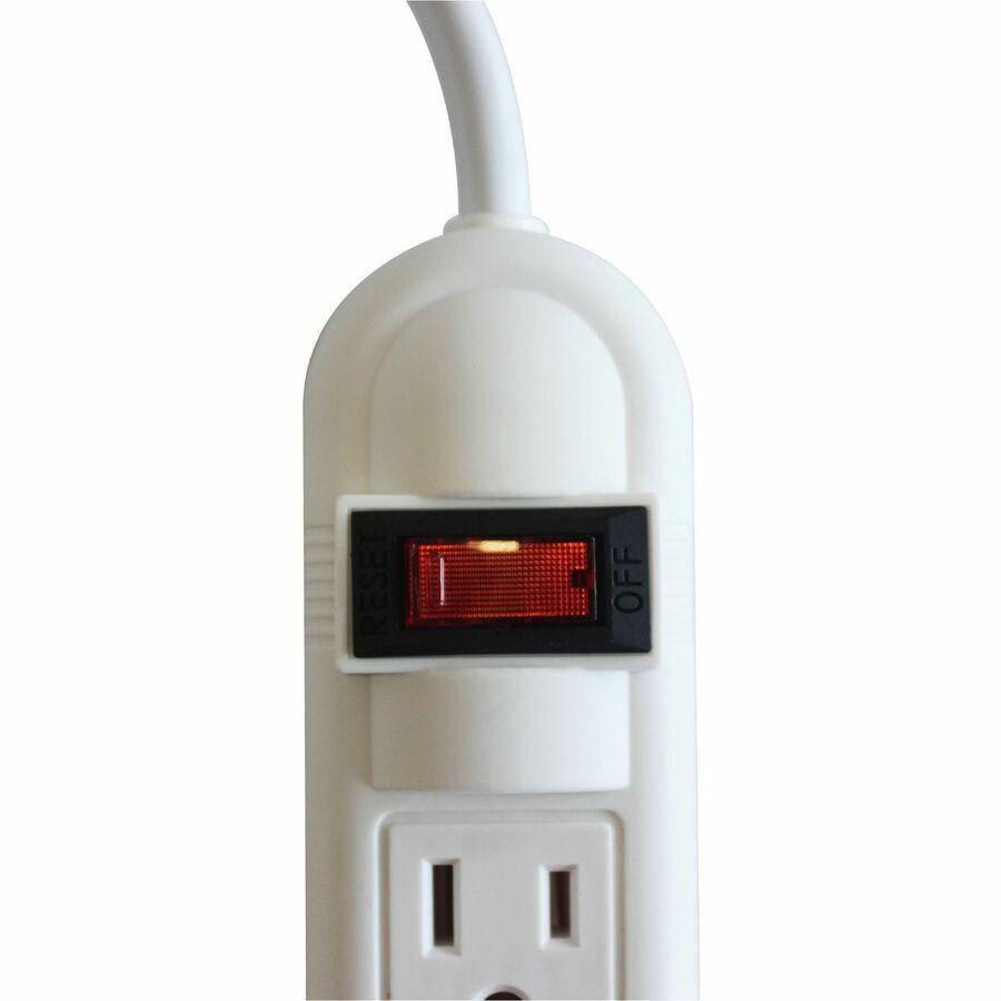 Compucessory 6-Outlet Power Strips - Light Gray