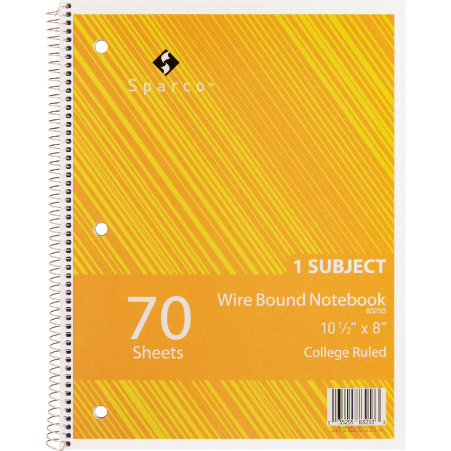 Sparco Wirebound Notebook