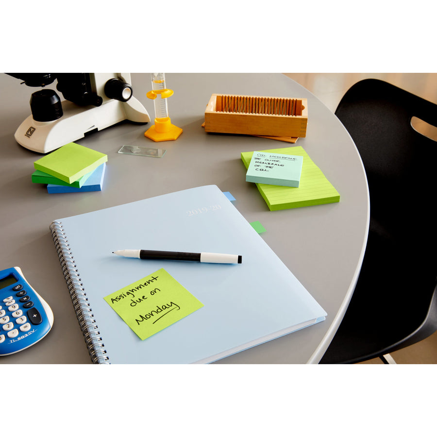 Post-it® Super Sticky Recycled Notes - Oasis Color Collection