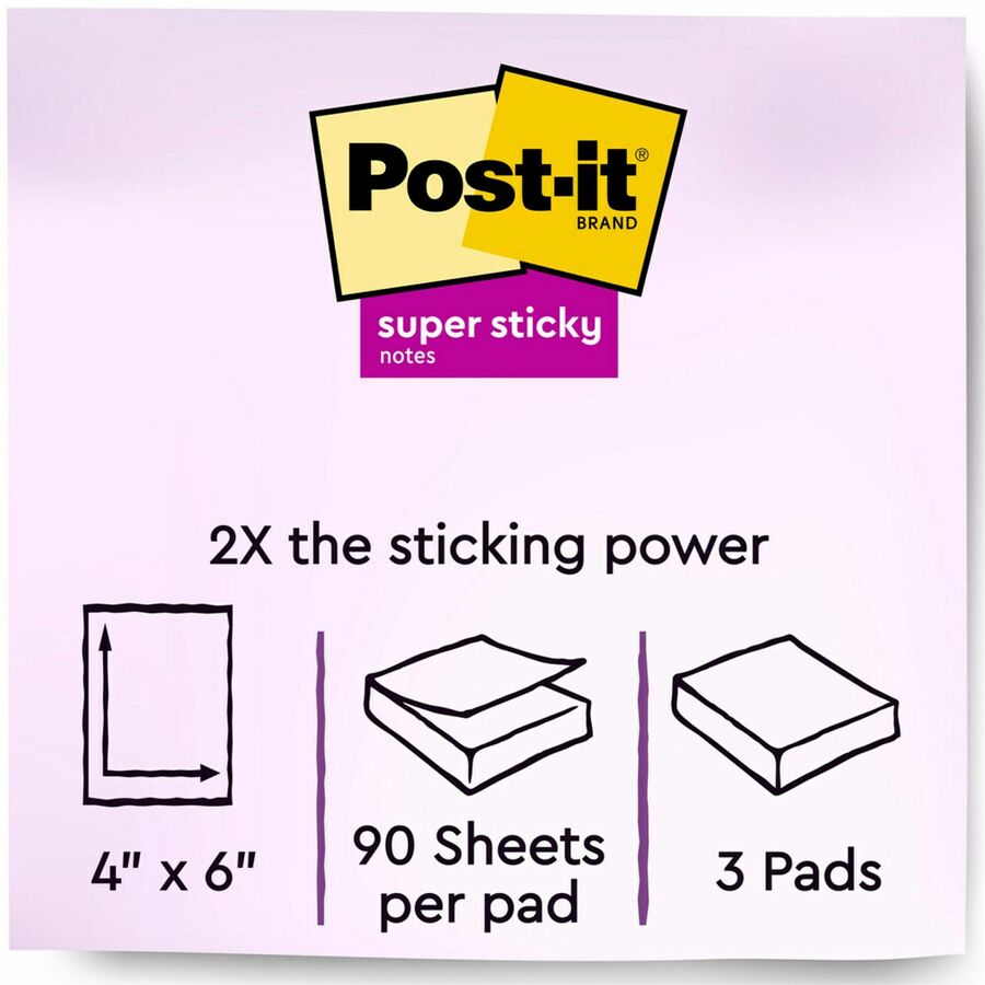 Post-it® Super Sticky Notes - Oasis Color Collection
