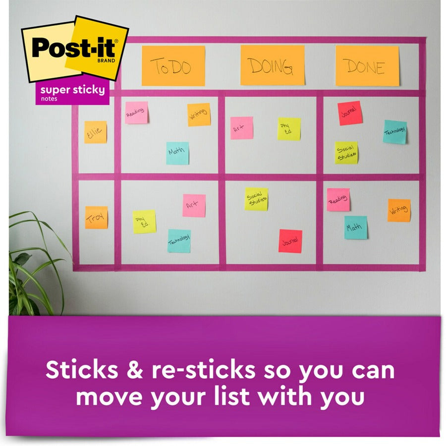 Post-it® Super Sticky Lined Meeting Notepads