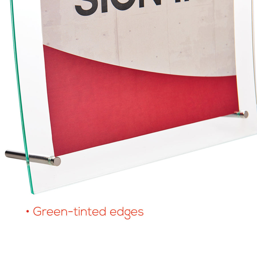 Deflecto Superior Image Curved Edge Sign Holder