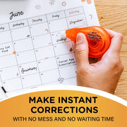 BIC Wite-Out Brand EZ Correct Correction Tape, 11.9 Meters, 10-Count Pack of white Correction Tape, Fast, Clean and Easy to Use Tear-Resistant Tape Office or School Supplies
