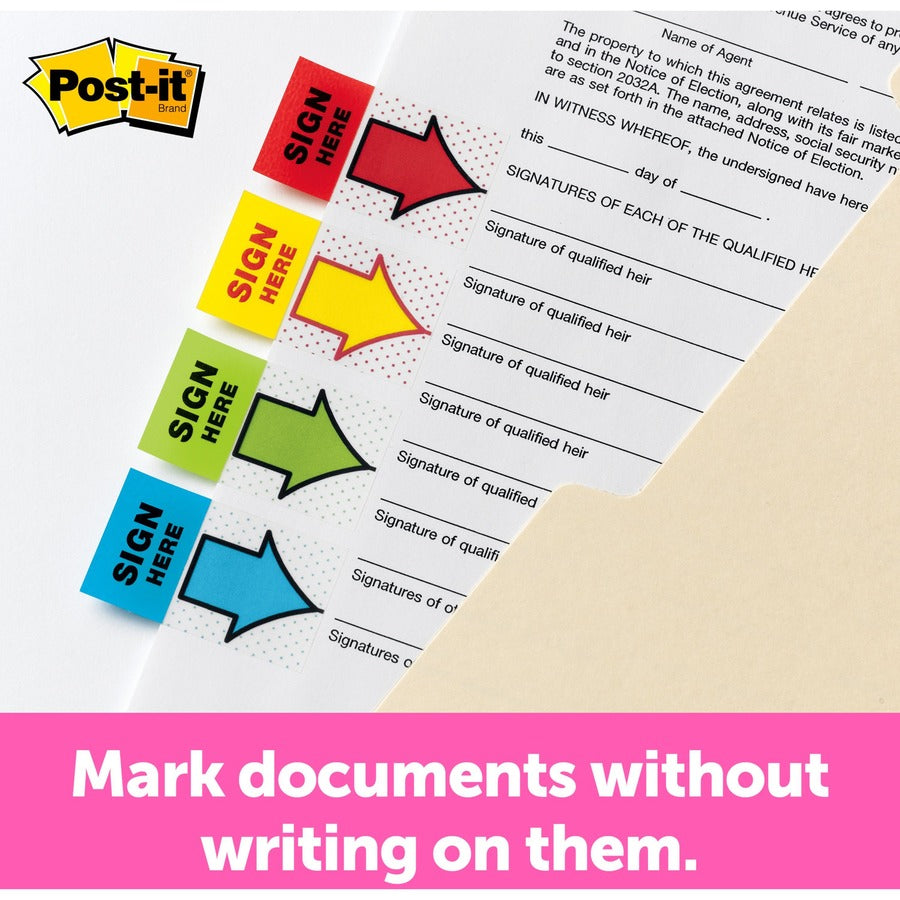 Post-it® Message Flag Value Pack