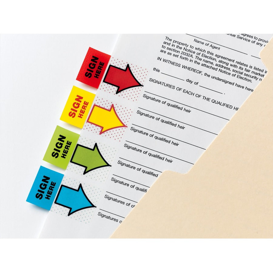 Post-it® Message Flag Value Pack